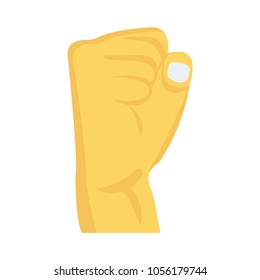 power hand sign 