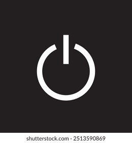 Power icon. Power button sign. vector illustration