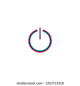 Power icon design. Essential icon vector illustration