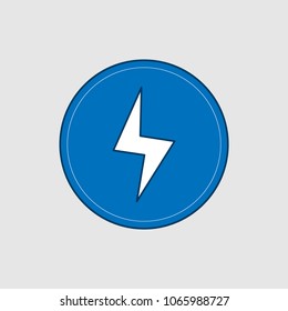 Power icon design vector isolated