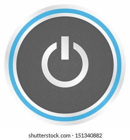 Power icon (Elegance blue version)