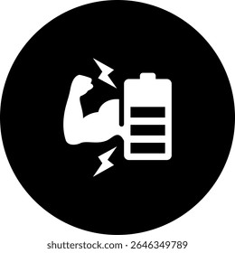 Elemento del icono del poder para el diseño
