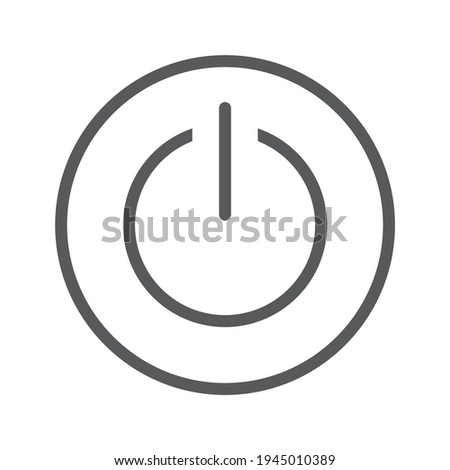 Power Icon for Graphic Design Projects