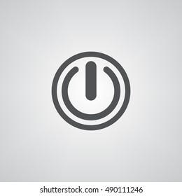 Power icon illustration isolated vector sign symbol