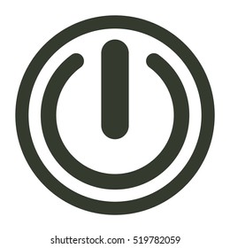 Power icon illustration isolated vector sign symbol