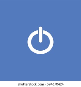 Power icon illustration isolated vector sign symbol