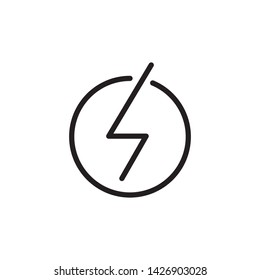 power icon, illustration vector template 
