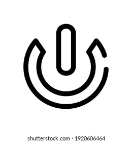 power icon or logo isolated sign symbol vector illustration - high quality black style vector icons
