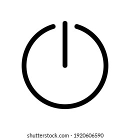 power icon or logo isolated sign symbol vector illustration - high quality black style vector icons
