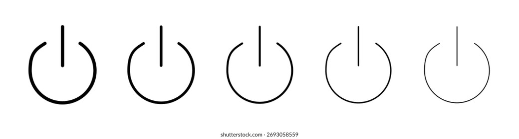 Ícone de energia para conceito móvel e web design.