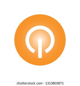 Power Icon. On Off switch concept