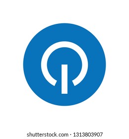 Power Icon. On Off switch concept