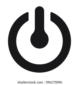 power icon on the white background