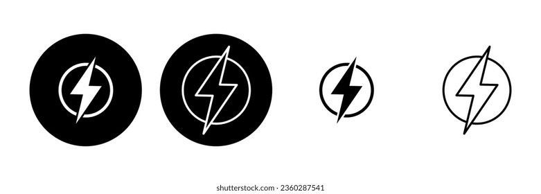 Power icon set. Power Switch Icon. Electric power