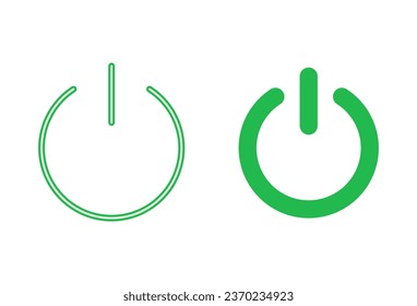 Power icon set. Power Switch Icon. Electric power