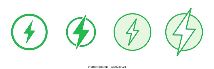 Power icon set. Power Switch Icon. Electric power