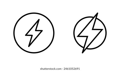 Power icon set. Power Switch Icon. Electric power