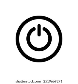 Power icon set. Power Switch Icon. Electric power. vector Illustrator