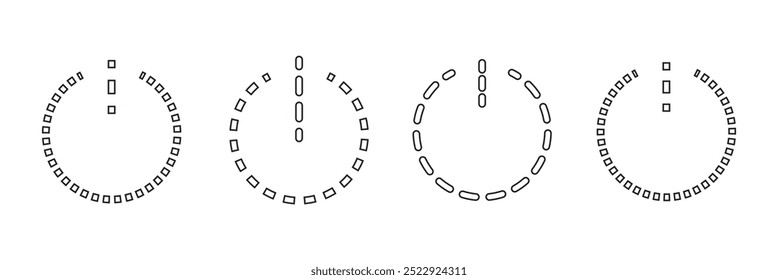 Power icon set. Power Switch Icon. Electric power
