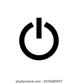 Power icon set. Power Switch Icon. On off power button icon. Switch on switch off icon, vector illustration