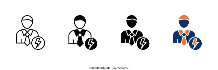 Power Icon Sheet - mehrere Stilkollektionen