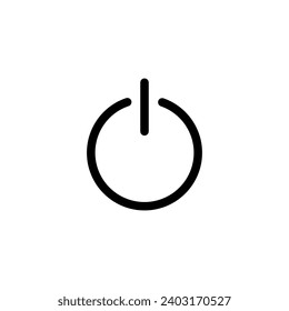 Power icon shutdown simple vector perfect illustration