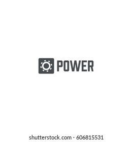 power icon. sign design