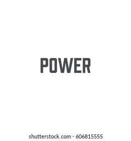 power icon. sign design