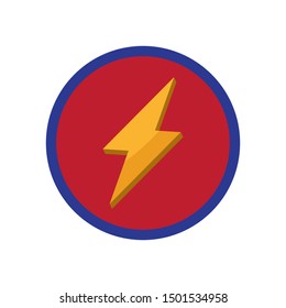 Power Up Icon. Power Up Sign Symbol. Flat Illustration Of Power Up - Vector Icon