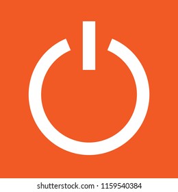 Power icon, stock vector illustration, EPS10.