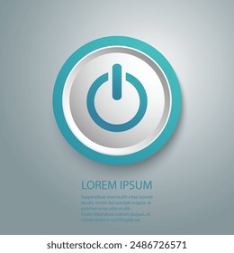 Power icon. Power Switch Icon. Vector