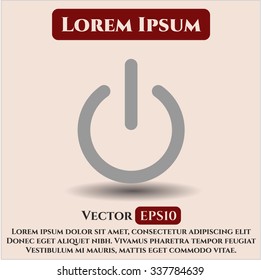 Power icon or symbol