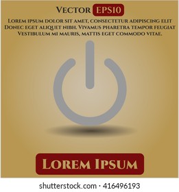 Power icon or symbol