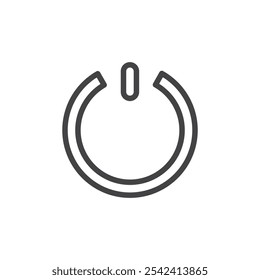 Ícone de energia Marca de símbolo em estilo preenchido