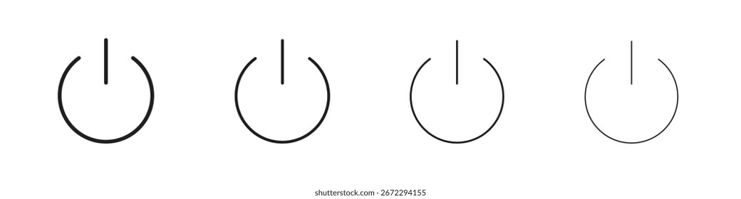 Colección de símbolos de iconos de energía. Vector EPS 10