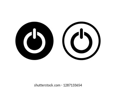 power icon symbols vector