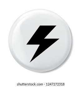 power icon in trendy flat style isolated on background. power icon logo, app, UI. icon Vector illustration, EPS10.