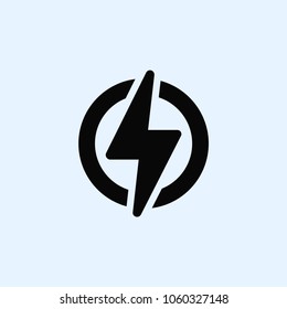 Power icon vector