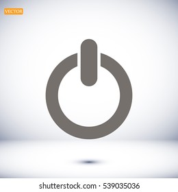power icon, vector best flat icon, EPS