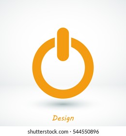 power icon, vector best flat icon, EPS