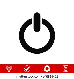 power icon, vector best flat icon, EPS