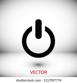 power icon, Vector EPS 10 illustration style
