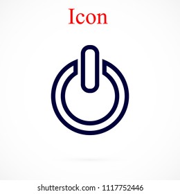 power icon, Vector EPS 10 illustration style