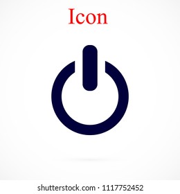 power icon, Vector EPS 10 illustration style