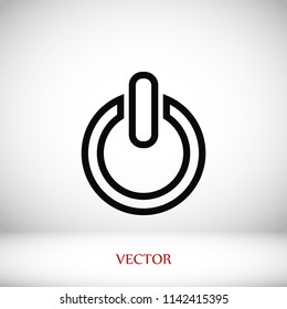 power icon, Vector EPS 10 illustration style