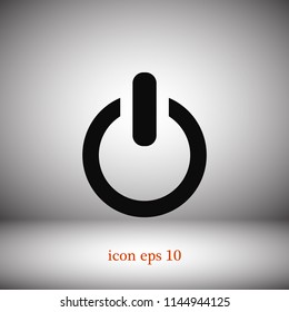 power icon, Vector EPS 10 illustration style