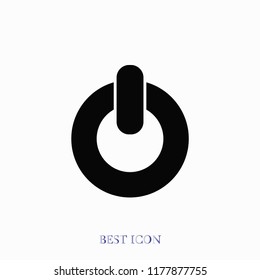 power icon, Vector EPS 10 illustration style