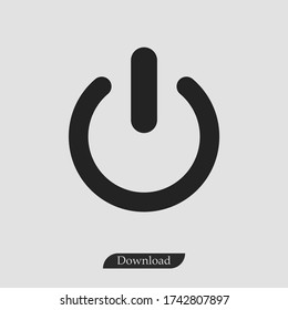 Power icon vector eps 10