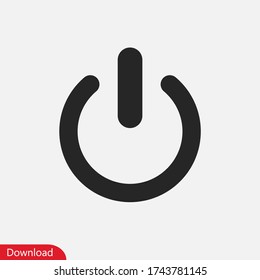 Power icon vector eps 10