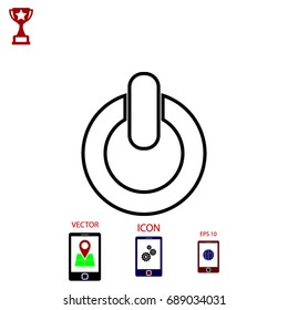 power icon, Vector EPS 10 illustration style